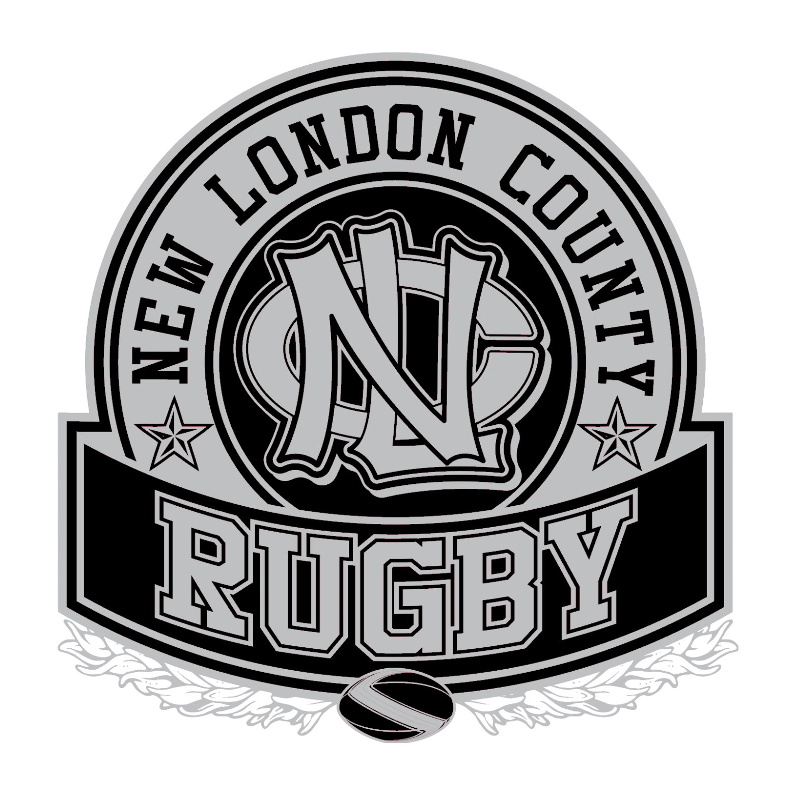 Sports Team Logo for New London County Rugby Football Club